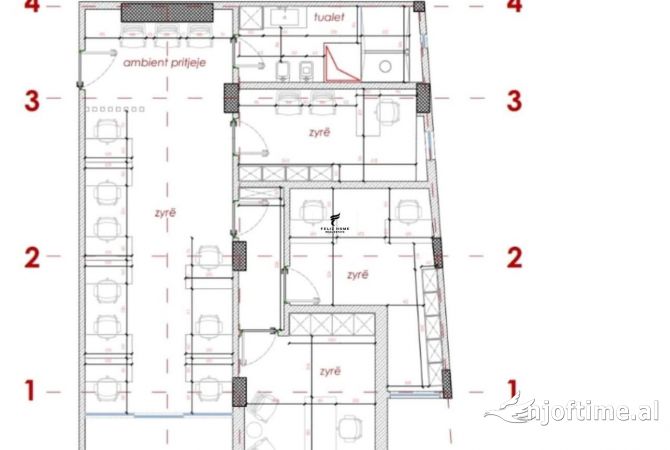 Business Property for Rent 3+1 in Tirana - 1,700 Euro