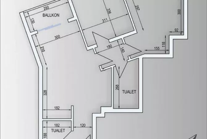 Ambient biznesi me qera 3+1 ne Tirane - 850 Euro