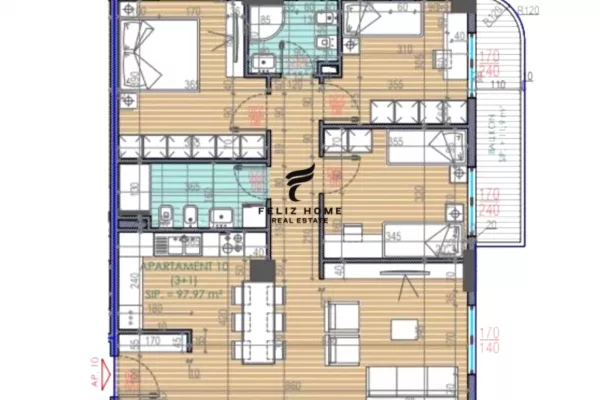 House for Sale 3+1 in Tirana - 197,000 Euro