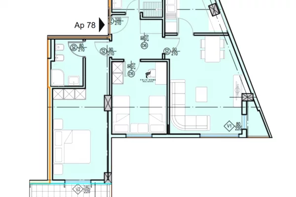Shtepi me qera 3+1 ne Tirane - 650 Euro