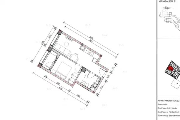 Shtepi ne shitje 1+1 ne Tirane - 85,000 Euro
