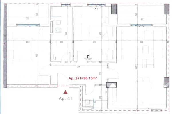 Shtepi ne shitje 2+1 ne Tirane - 117,000 Euro