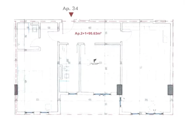 House for Sale 2+1 in Tirana - 116,000 Euro