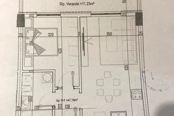 Shtepi ne shitje 1+1 ne Tirane - 70,000 Euro