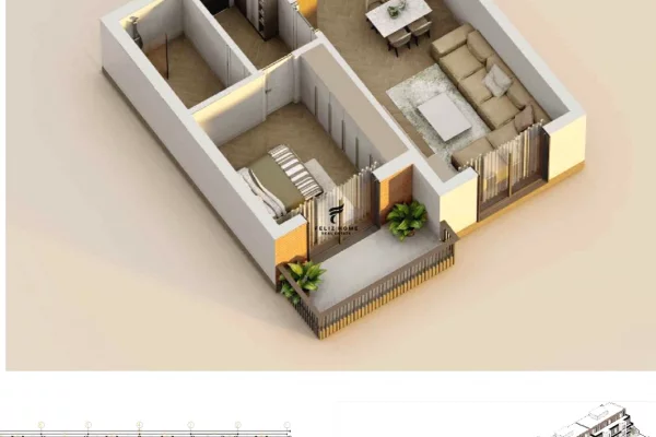 Shtepi ne shitje 1+1 ne Tirane - 152,800 Euro