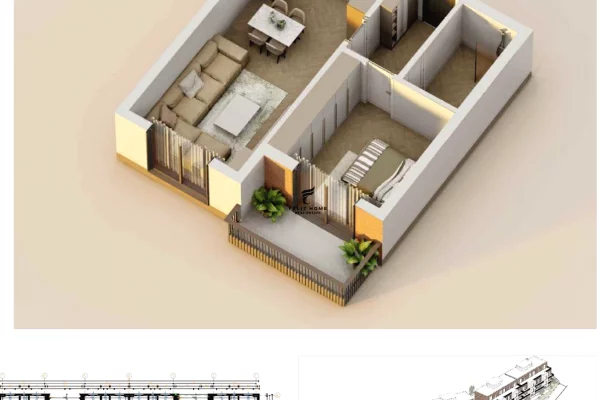 Shtepi ne shitje 1+1 ne Tirane - 152,800 Euro