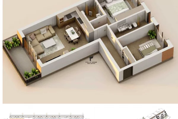 Shtepi ne shitje 2+1 ne Tirane - 221,400 Euro