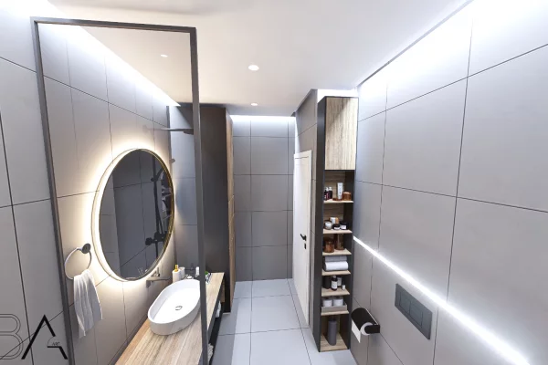 Shtepi me qera Apartament ne Tirane, 1+1, Mobilimi E mobiluar, Pagesa 600  Euro.