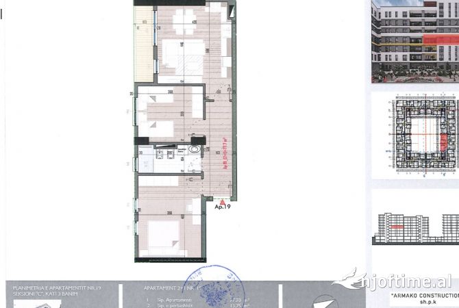 Shtepi ne shitje 2+1 ne Tirane - 90,000 Euro