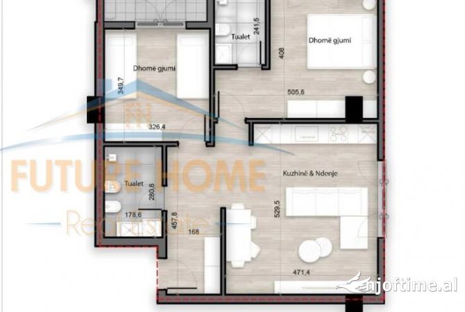 House for Sale 2+1 in Tirana - 155,000 Euro