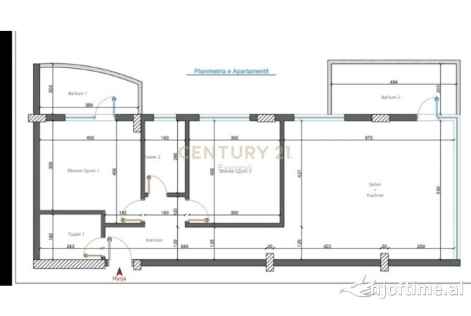Shtepi ne shitje 2+1 ne Tirane - 295,000 Euro