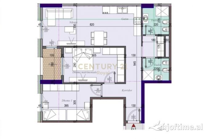 Shtepi ne shitje 2+1 ne Tirane - 155,250 Euro