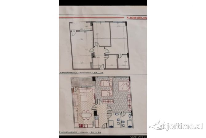 Shtepi ne shitje Apartament ne Tirane, 2+1, Mobilimi Bosh, pa mobiluar, Pagesa 210,000  Euro.