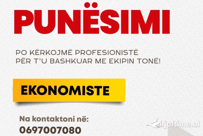 Njoftime Pune EKONOMISTE