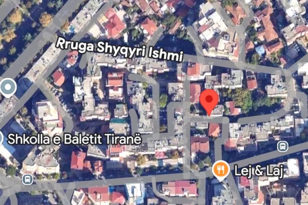 Shtepi me qera Apartament ne Tirane, 1+1, Mobilimi E mobiluar, Pagesa 40,000  Leke.