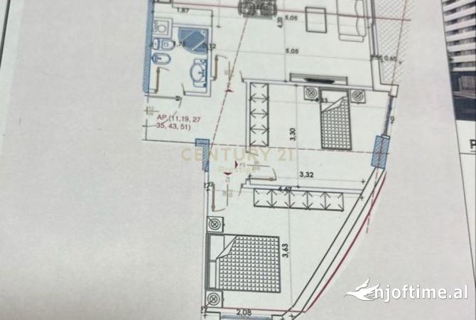 Shtepi ne shitje 2+1 ne Tirane - 105,000 Euro