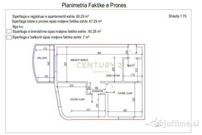 Shtepi ne shitje 2+1 ne Tirane - 150,000 Euro