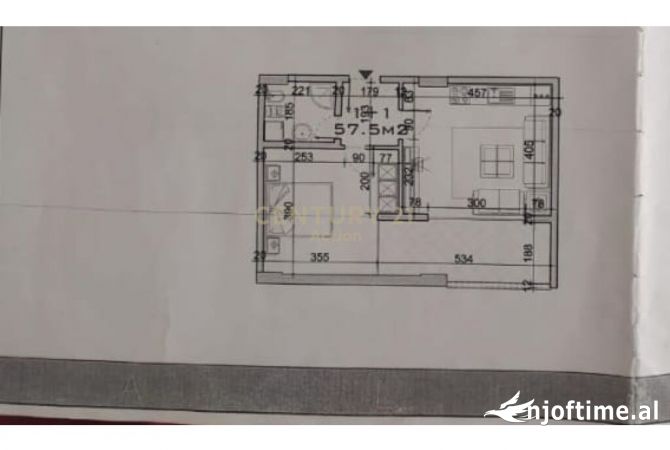 Shtepi ne shitje 1+1 ne Tirane - 92,000 Euro
