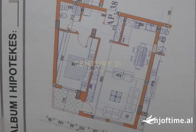 Shtepi ne shitje Apartament ne Tirane, 1+1, Mobilimi Pjeserisht e mobiluar, Pagesa 98,000  Euro.