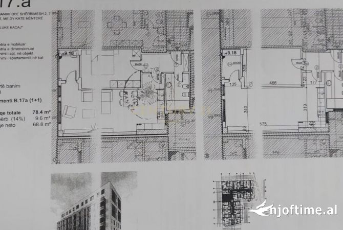 Shtepi ne shitje 1+1 ne Tirane - 94,080 Euro