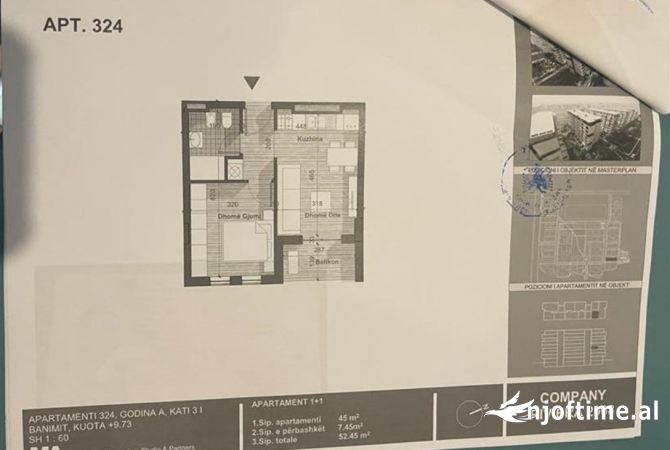 Shtepi ne shitje 1+1 ne Tirane - 65,000 Euro