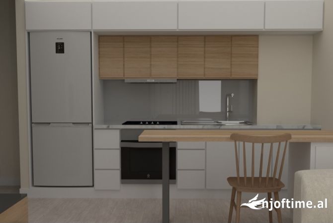 Shtepi ne shitje Apartament ne Tirane, 1+1, Mobilimi Bosh, pa mobiluar, Pagesa 95,000  Euro.