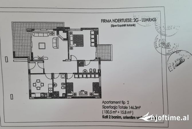Apartment for sale in Tirana 2+1, Furnished