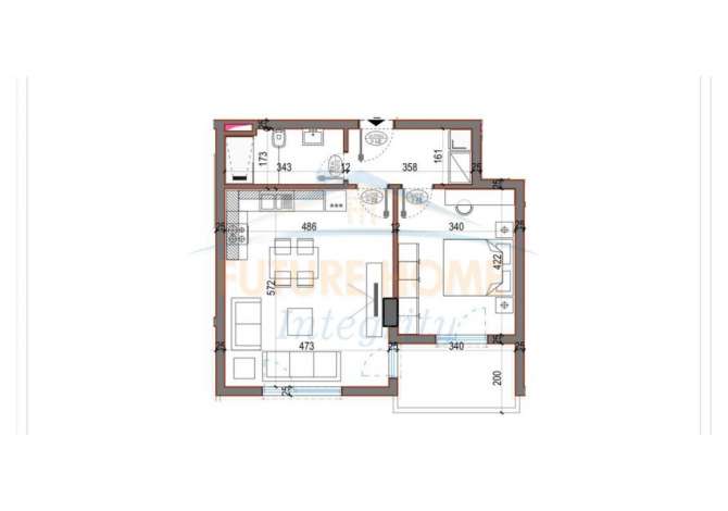 House for Sale 1+1 in Tirana - 62,990 Euro