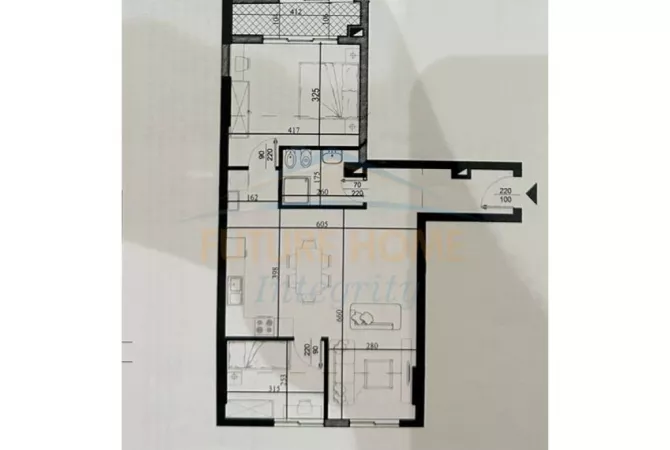 Shtepi ne shitje 2+1 ne Tirane - 140,000 Euro