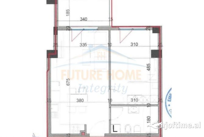 Shtepi ne shitje 1+1 ne Tirane - 126,000 Euro