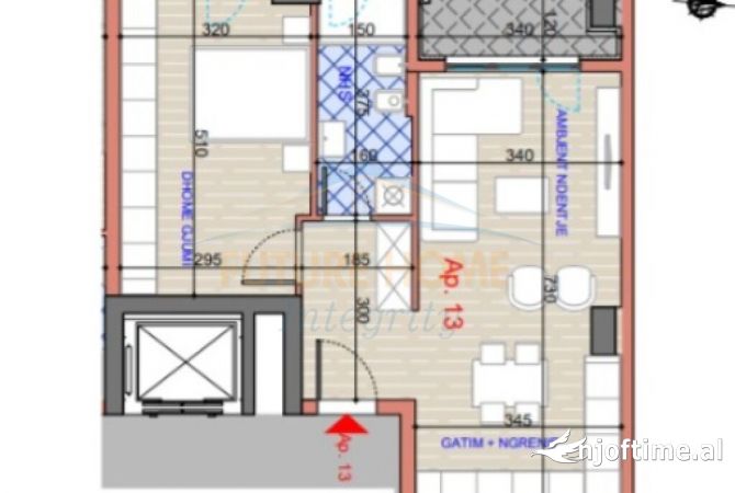 Shtepi ne shitje 1+1 ne Tirane - 139,500 Euro
