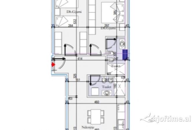 Shtepi ne shitje 2+1 ne Tirane - 122,000 Euro