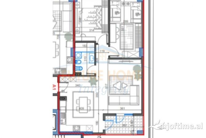 Shtepi ne shitje 2+1 ne Tirane - 119,592 Euro