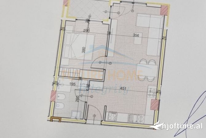 Shtepi ne shitje 1+1 ne Tirane - 68,400 Euro