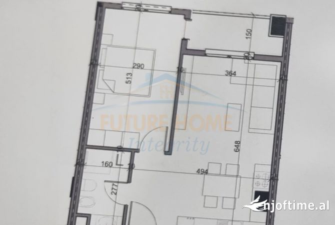 Shtepi ne shitje 1+1 ne Tirane - 69,300 Euro