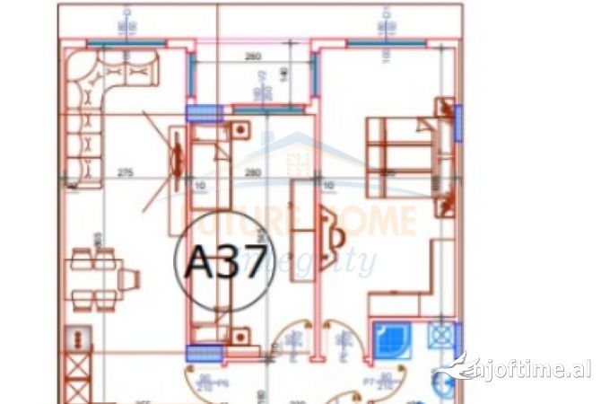 Shtepi ne shitje 2+1 ne Tirane - 102,267 Euro