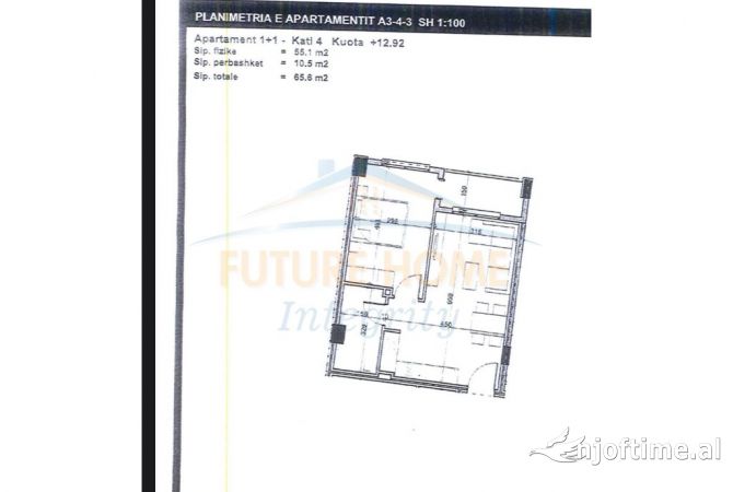 Shtepi ne shitje 1+1 ne Tirane - 67,500 Euro