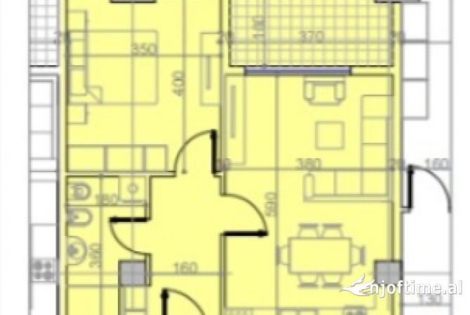 Shtepi ne shitje 1+1 ne Tirane - 73,000 Euro