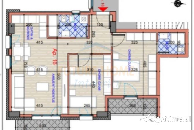 Shtepi ne shitje 2+1 ne Tirane - 194,000 Euro