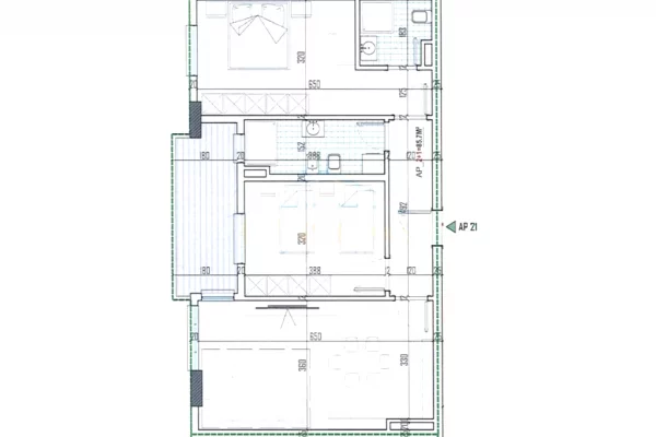 Shtepi ne shitje 2+1 ne Tirane - 94,587 Euro
