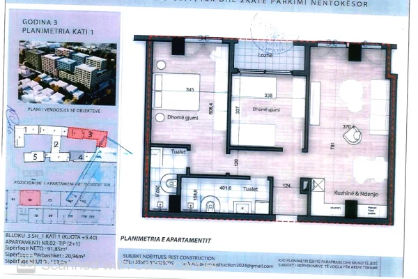 Shtepi ne shitje 2+1 ne Tirane - 169,200 Euro