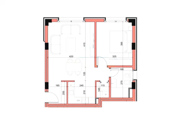 House for Sale 1+1 in Tirana - 177,069 Euro