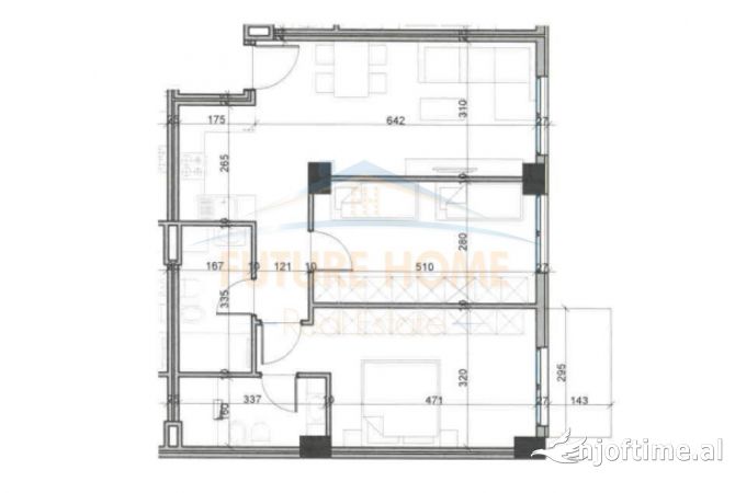 Shtepi ne shitje 2+1 ne Tirane - 99,600 Euro