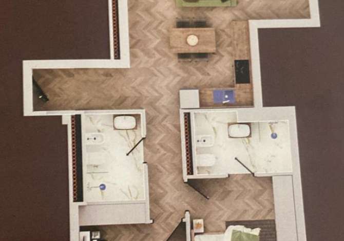 Shtepi ne shitje Apartament ne Tirane, 2+1, Mobilimi Bosh, pa mobiluar, Pagesa 120,000  Euro.