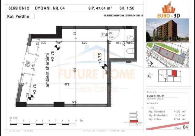 Ambjent biznesi ne shitje 1+1 ne Tirane - 95,000 Euro