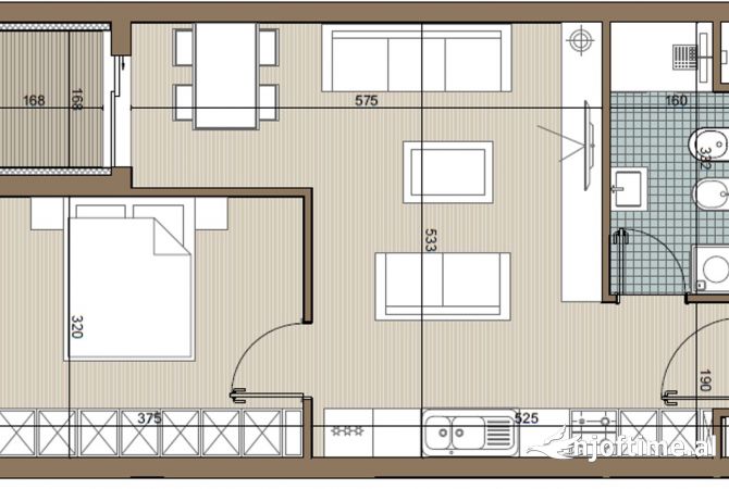 Shtepi ne shitje 1+1 ne Tirane - 45,000 Euro