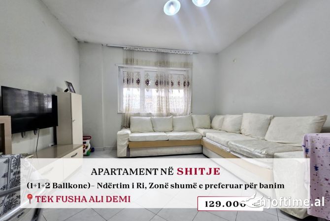 Shtepi ne shitje 1+1 ne Tirane - 129,000 Euro