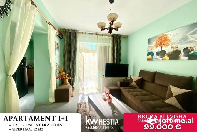 Shtepi ne shitje 1+1 ne Tirane - 99,000 Euro