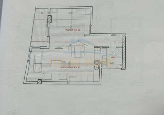Shtepi ne shitje 1+1 ne Tirane - 134,980 Euro