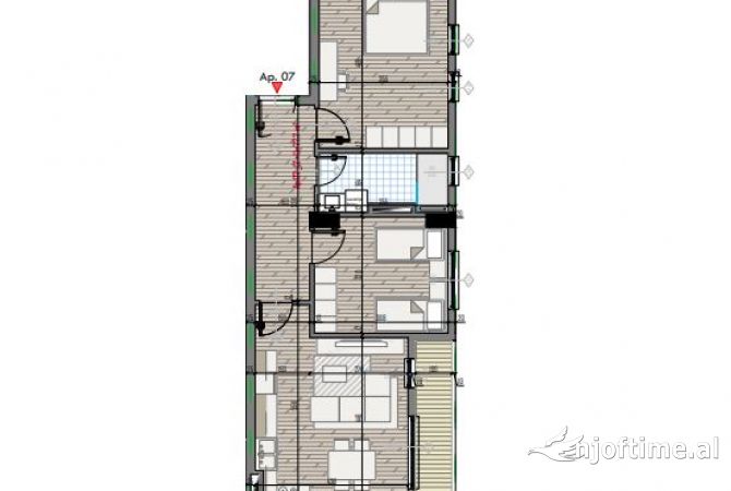 Shtepi ne shitje 2+1 ne Tirane - 83,000 Euro